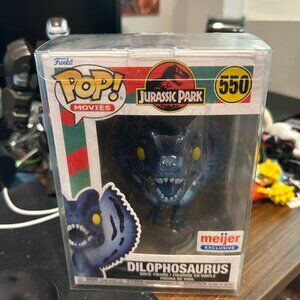 Funko Pop! movies Dilophosaurus (Jurassic Park) #550 RARE in protector